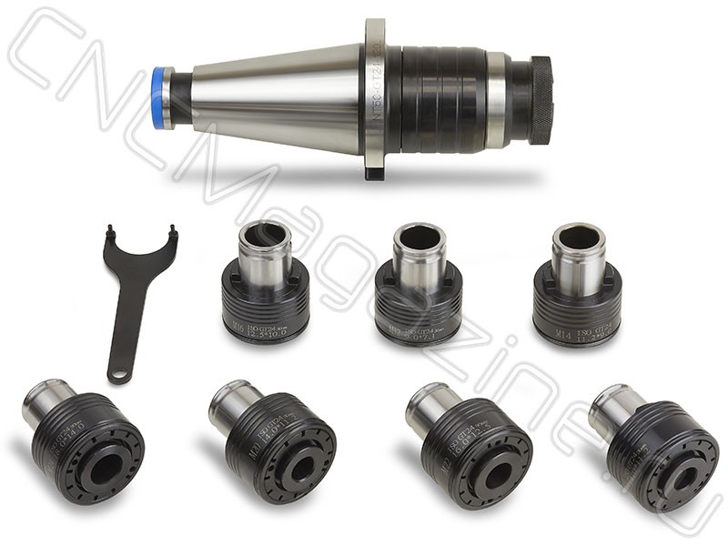 NT50-GT24-7 pcs Быстросменный резьбонарезной патрон с компенсацией по длине (набор)