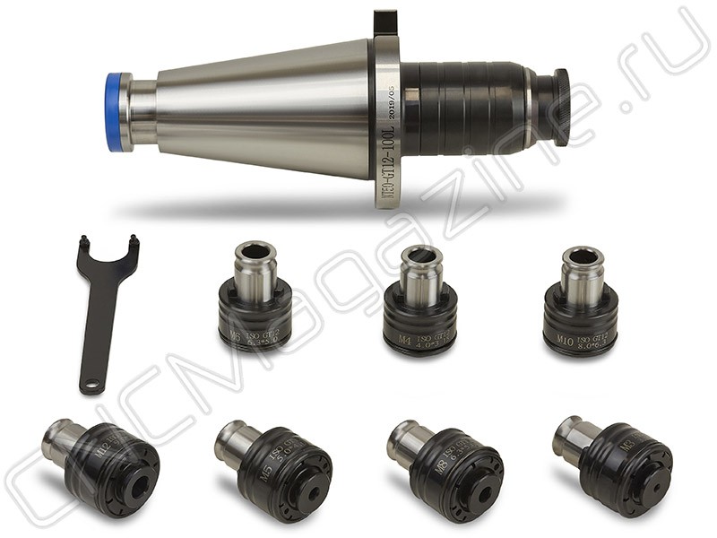 NT50-GT12-7 pcs Быстросменный резьбонарезной патрон с компенсацией по длине (набор)