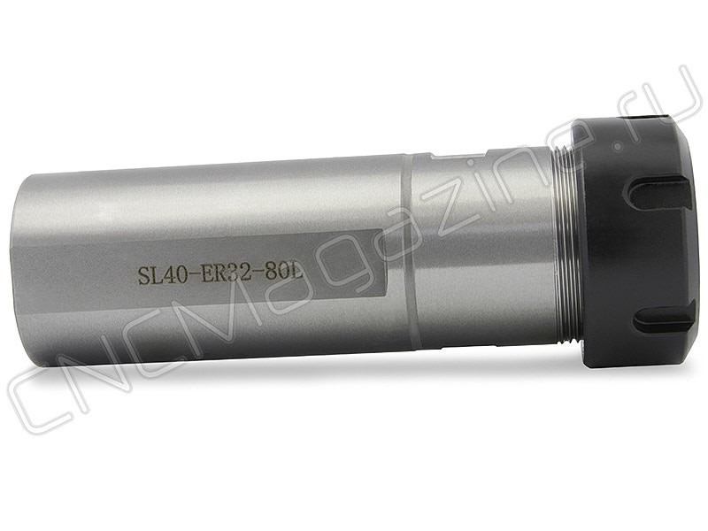 SL40-ER32-80L Цанговый патрон цилиндрический хвостовик, с лыской