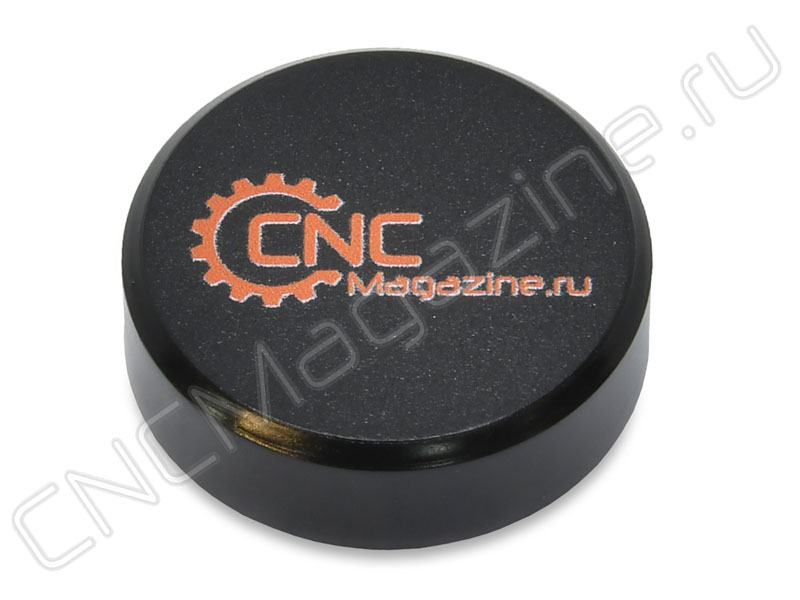 Магнит для станка и доски, d 30 мм, черный, Cncmagazine, 1 шт.