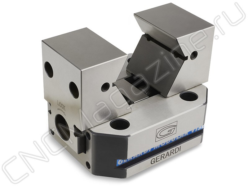 Тиски самоцентрирующиеся 5-осевые Gerardi 640J-3х166 Multitasking ART.640J-3X166