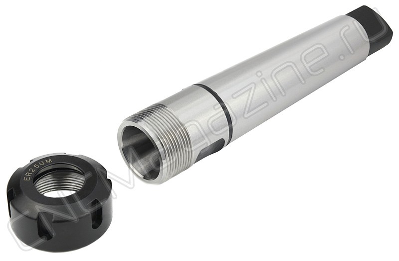 MTA4-ER25-60 цанговый патрон с конусом Морзе №4 с лапкой