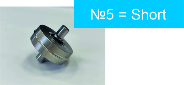 Биговальное колесо Mini №5 (толщина 1.0 мм, выступ 0.5 мм)