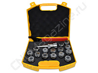 NT30-ER32-60 15PCS Патрон с набором цанг 15 шт (d6-20 мм)