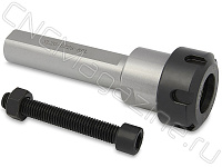SL20-ER25-80L Цанговый патрон цилиндрический хвостовик, с лыской