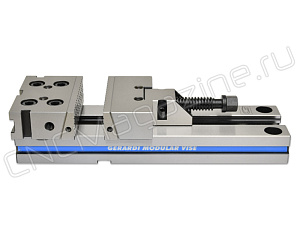 Тиски станочные прецизионные с системой быстрой замены губок Gerardi ART.1A-2x150