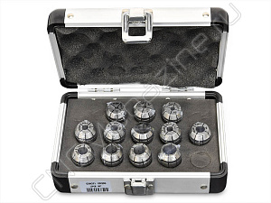 ER20G-12 шт Набор цанг с четырехгранником, DIN371, 0.008