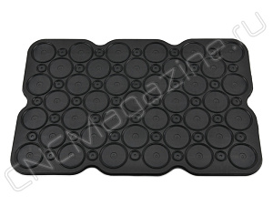 VAC-MAT BLACK (черный) Коврик полимерный для вакуумных столов Тип 4.ВРМ-BLACK-2030 заглушка