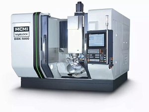 5-осевой вертикальной фрезерный обрабатывающий центр с ЧПУ MCMI BBK-100