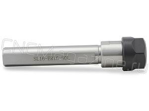 SL16-ER16-80L Цанговый патрон цилиндрический хвостовик, с лыской