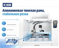 Настольный оптоволоконный лазерный станок для резки металла DT-4040