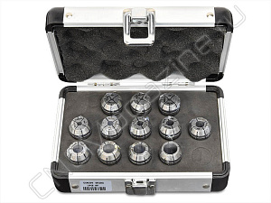ER20G-12 шт Набор цанг с четырехгранником, DIN376, 0.008
