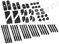 CK-08-10 58 PCS Прижимы фрезерные в Кейсе (М08, паз 10 мм)