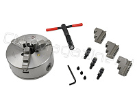 Трехкулачковый токарный патрон K11-160/D4 CAMLOCK FUERDA